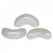 Cuentas de vidrio Arcos® par Puca® - Pastel white 02010/25001